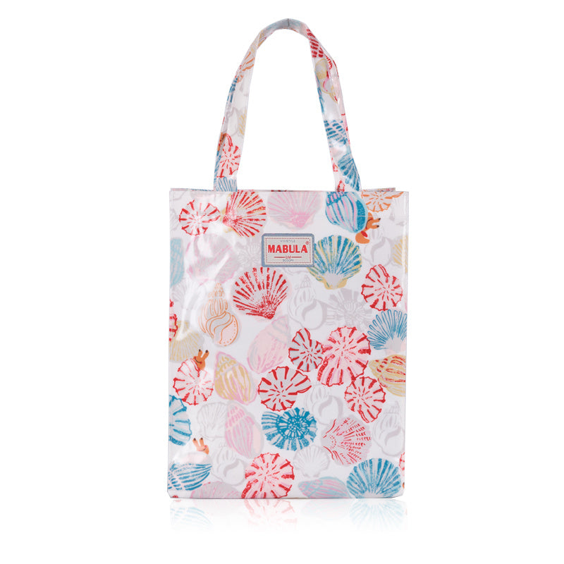 Bolsa de compras práctica de material de flores de plástico, bolsa ecológica, bolsa de almacenamiento